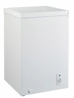 100L Small Size Single Glass Door Chest Freezer With Led light Optional