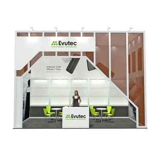 10ft x 20ft  Portable Fabric Truss Aluminum Trade Show Exhibition Booth Display