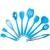 Import 10pcs premium quality silicone kitchenware set for mutiluse, soft cooking tools from China