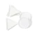 Import 10pcs/lot beauty nail Dotting rhinestone Triangle Round Plate For Jewelry Beads Display Plastic Tray Packaging White Containers from China