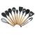 Import 12 pcs wholesale non stick silicone kitchen accessories cooking utensil Silicone kitchen utensils set from China