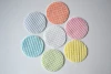 120 pack colored cosmetic cotton pads