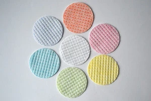 120 pack colored cosmetic cotton pads