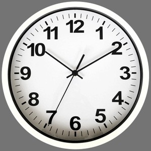 12inch Promotion Cheap Classic Plastic Wall Clock