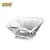 Import 19YRS Glass Provider Home daily river/wave shaped transparent glass small fruit candy snack dessert bowl from China