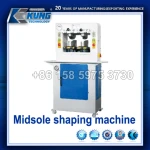 2 Stations and Double Oil Cylinders Insole Moulding Machine Shoe Midsole Shaping Machine