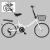 Import 20 inch hi-ten folding bicycle from China
