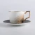 Import 200Ml White Porcelain Coffee Cup And Saucer With Gold Handle Bone China England Luxury Tea Cup Sets from China