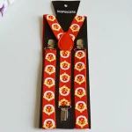 2014 fashion baby suspenders red color