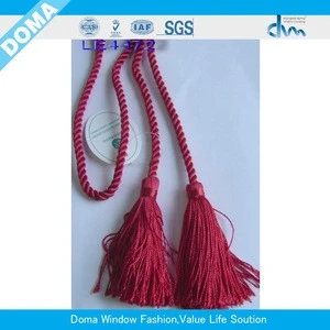 2015 newest double color curtain accessory, curtain decorative tassel/fringes