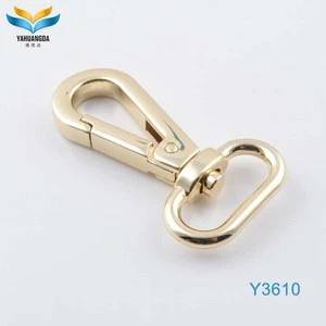2017 new product double rose gold swivel snap hooks for clothes