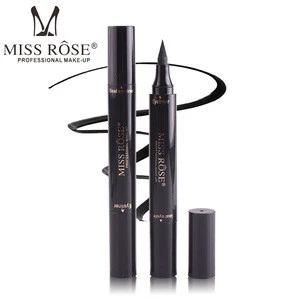 2018 hot sale MISS ROSE Double Head Eye Makeup Waterproof Lasting Liquid Eyeliner With Fashion Stamps