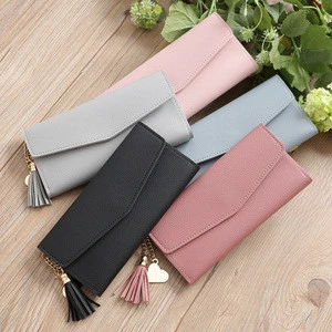 2018 New Model Leather Wallets Woman Purse Ladies Bags Handbag For Girls