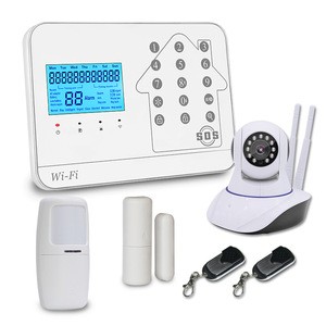 2018 New WIFI GSM PSTN Alarm System For Home Alarm With IP Camera