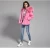 Import 2018 winter Washing Resistant pink real fox fur lining with fur hood long trench parka jacket coat from China