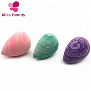 2019 Beauty Trends Latex Free Marble Cosmetic Makeup Sponges Cosmetic Powder Puff