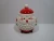 Import 2020 christmas Santa Claus pattern ceramic cookie jars with lids from China