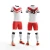 Import 2020 Fashion vivid print Custom logo sports soccer jersey set with name number from China