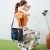Import 2020 fashionable luxury painted handbags women purses  shoulder leather tote 6 pcs ladies bags handbag set from China