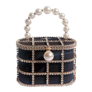 2020 Luxury Hollow Design Women Clutch Handbags Metal Chain Shoulder Crossbody Evening Bags Ladies Banquet Money Clutch Bag