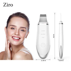 2020 Portable CE RoHs FDA approved Microcurrent Ultrasonic Vibration Skin Scrubber