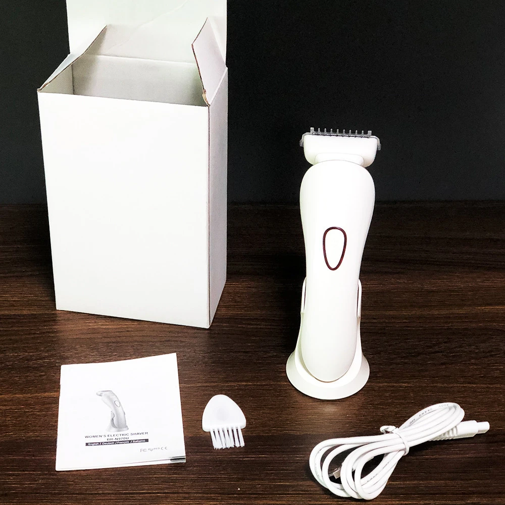 2021 Hot Patented Body Washable Good Electric Shavers Clean Hair Removal with LED light