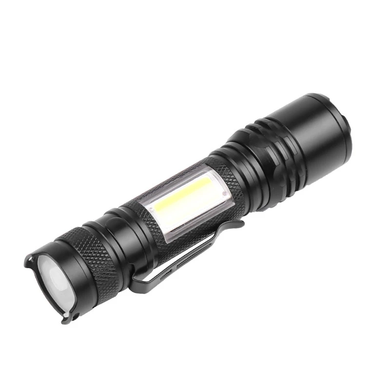 2021 New 10W XHP50+COB Mini Flashlight USB Rechargeable  Led Camping Lights Outdoor Bright Flashlight
