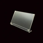 2021 wholesale slanted magnetic acrylic menu display stands