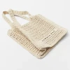 2024 New Popular Womens & Childrens Summer Seaside Single Strap Crochet Tote Bag Pillow Shape Straw Bag for Shopping