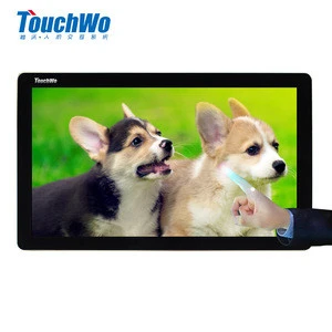 27 inch lcd display digital signage touch all in one gaming pc touch screen monitor wifi
