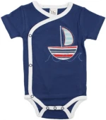 3-6 months applique bird summer wear short sleeve newborn organic cotton baby toddler clothing with dobby