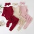 Import 3 Pcs Autumn Babies Pullover Boys Girls Long Sleeve Solid Knitted Tops+ Lacing Pants Baby Garments Sets New Baby Born Clothes from China