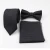 Import 3 PCS Men Striped Bowtie Tie Pocket Square Wedding Dress Suits Bow Ties Handkerchief Set Lots from China