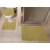 Import 3-Piece Checkerboard Design Bathroom Rug Set from USA