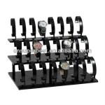 3-Tier Removable Acrylic Watch Stand Holder Jewelry Bracelet watch counter display rack