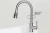 Import 304 stainless steel brushed pull-out kitchen faucet sink faucet from China