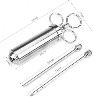304 Stainless Steel Meat Marinade Injector For Kit BBQ