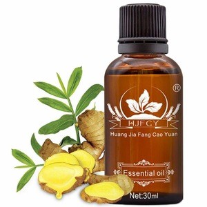30ml Ginger Essential Oil Body Massage Oil Anti Aging Lymphatic Detoxification Body Pure Plant Essential Oil For SPA