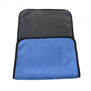 30x30/40/60CM Car Wash Microfiber Towel Car Cleaning Drying Cloth Hemming Car Care Cloth Detailing Wash Blue Towel