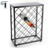32 Bottle Iron Wire Top Glass Metal Wine Rack Wine Storage Holder