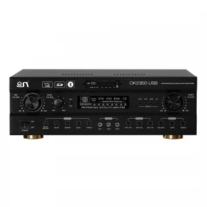 350Wx2CH Class AB Integrated Amplifier with Feedback/USB/Bluetooth Home Theater Amplifier Karaoke  Amplifier KTV (OK2350)