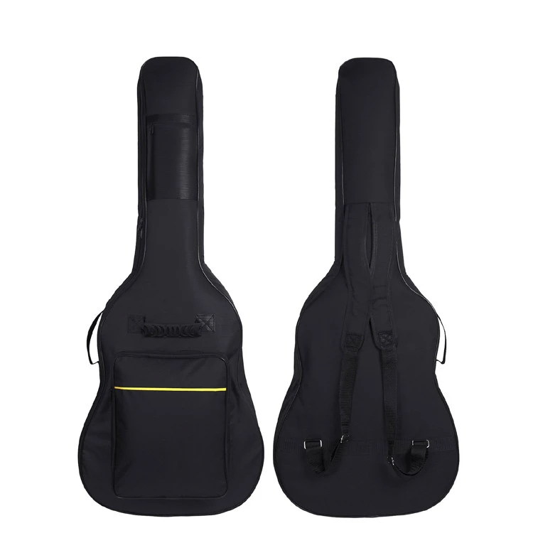 38 Inch Water-Resistant Nylon Guitar Gig Bag with Zippered Pocket