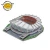 Import 3D puzzle stadium 3D football stadium puzzle 3D stadium puzzle UK Spain Italy Germany France famous clubs from China