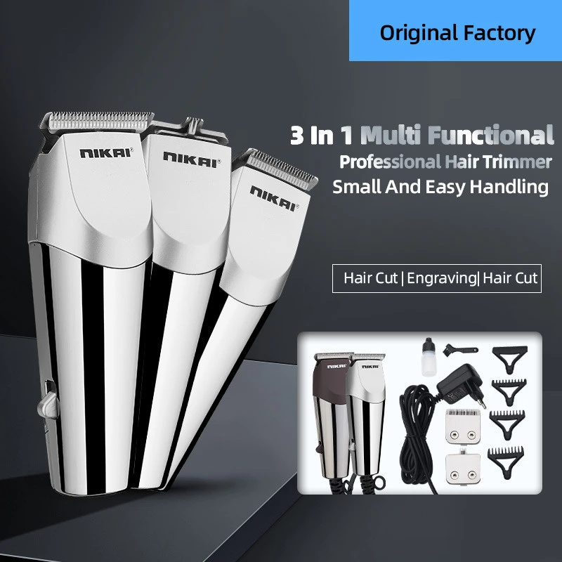 3in1 professional multi-functional hair trimmer shaver with corded small electric hair trimmer clippers hair cut machine