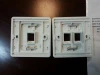 3M RJ45 one port network faceplate ,Rj45 dual port 3M Network Face Plate