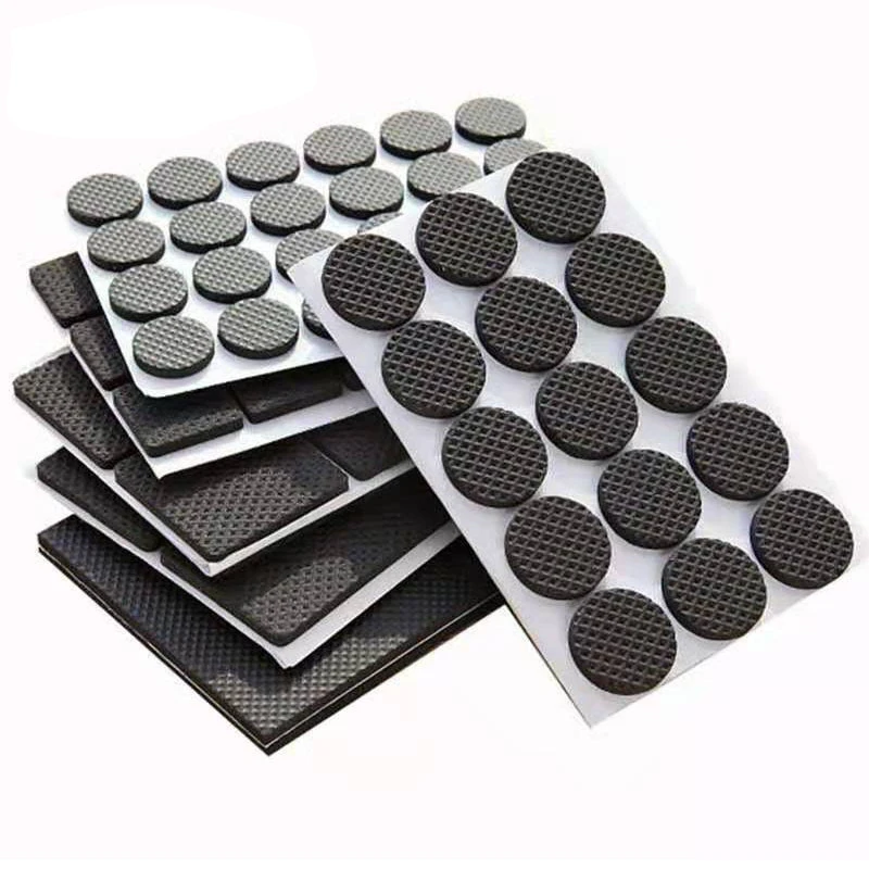 3m Self Adhesive Bumper Protection Feet Pads Black Rubber Pressure Sensitive Cushion Pads