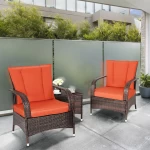 3pcs rattan bistro set wicker furniture patio furniture wicker garden sets outdoor furniture