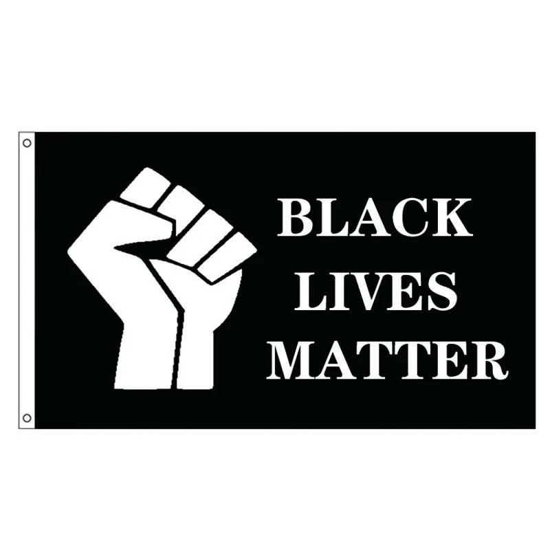 3x5 foot  American  Black Lives Matter Polyester Flag BLM Peace Protest Outdoor Banner Pennant