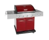 4 Burner Gas Cooker with Barbecue Rotisserie, BBQ Gas Stove(PG-40411S0L)