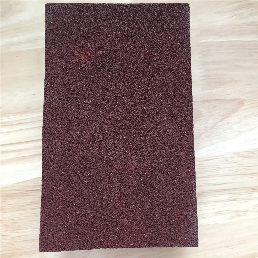 40 mm  Red Color  Gym  Rubber Tile